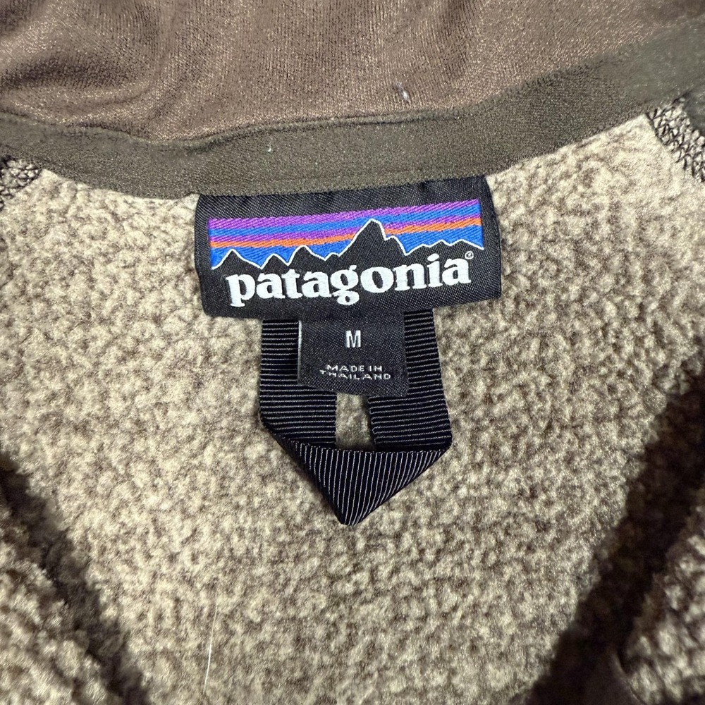 Patagonia Sweater Mens Medium Brown Heather Better Sweater 1/4 Zip STY25522‎ - Picture 4 of 10